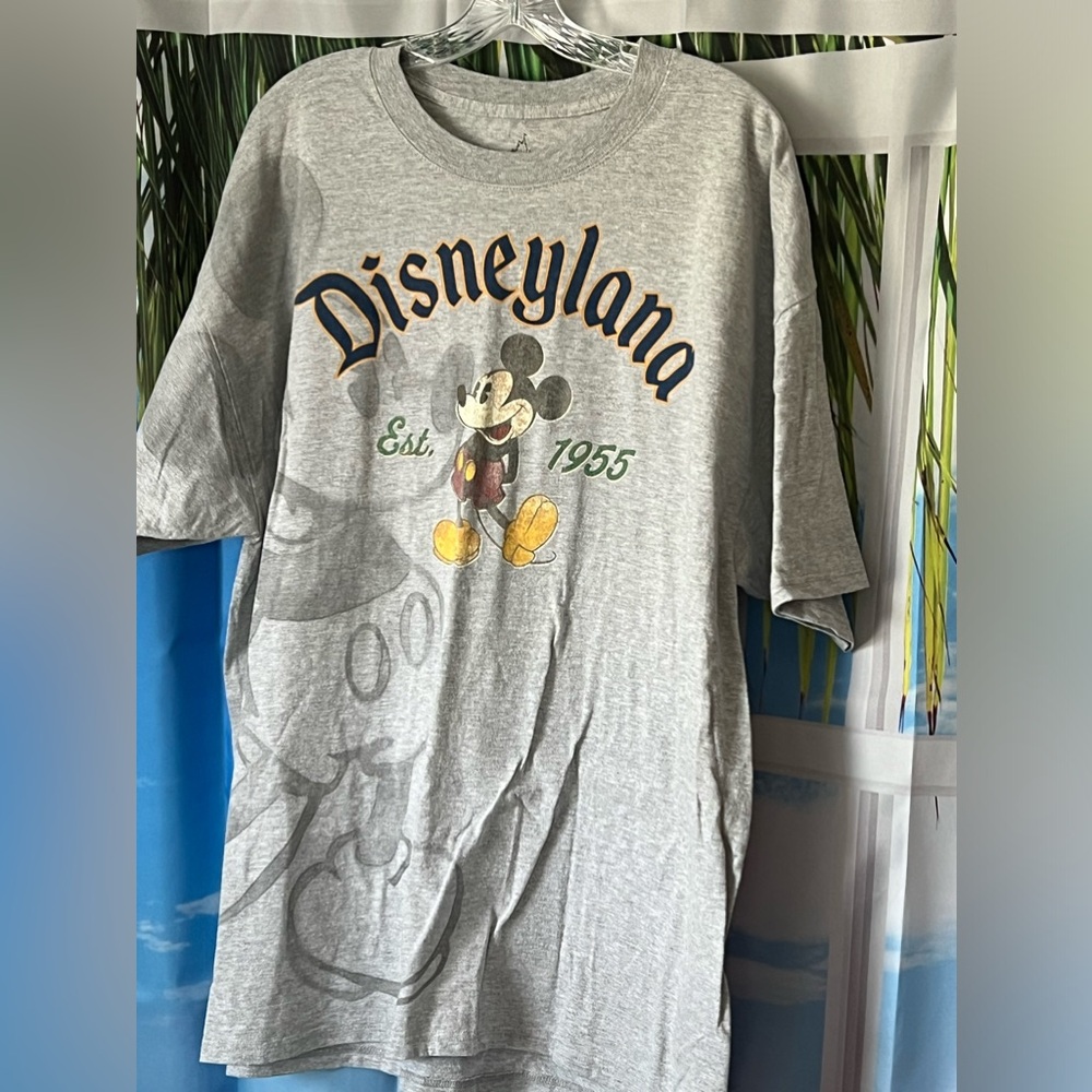 Disney Disneyland Gray Short Sleeve Tshirt Size 2XL Mickey Mouse